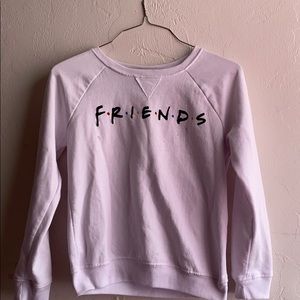 A white friends sweater